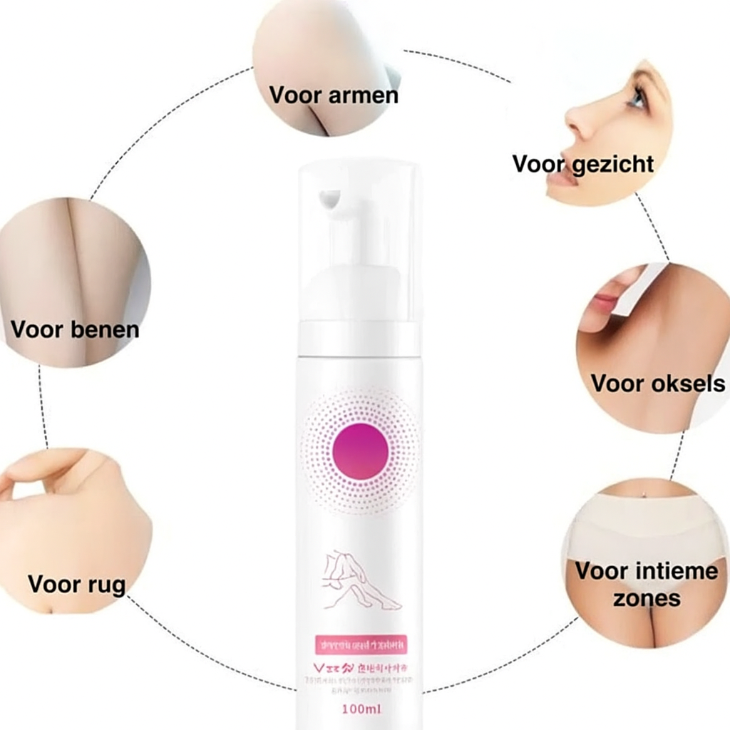 HairMousse™ | Gemakkelijk ontharen, schoonheid gegarandeerd!